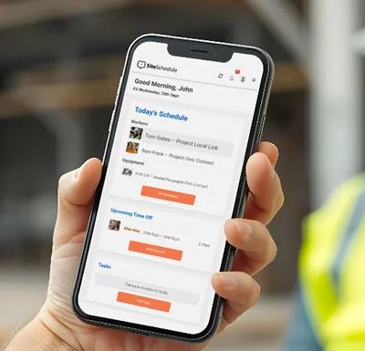 construction scheduling app